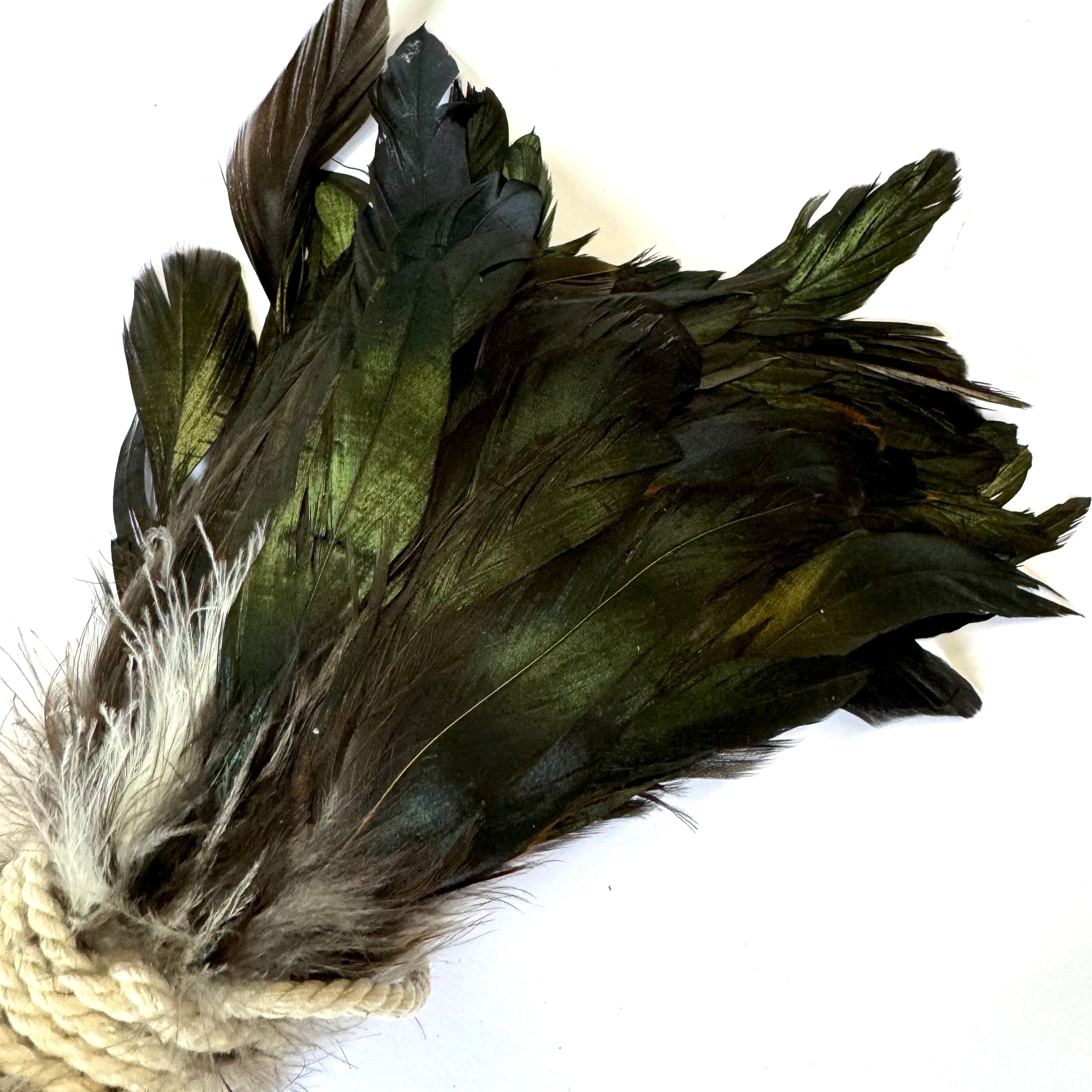 Coque Tail Feathers 6-8" 180mm - 10 grams - Natural Black