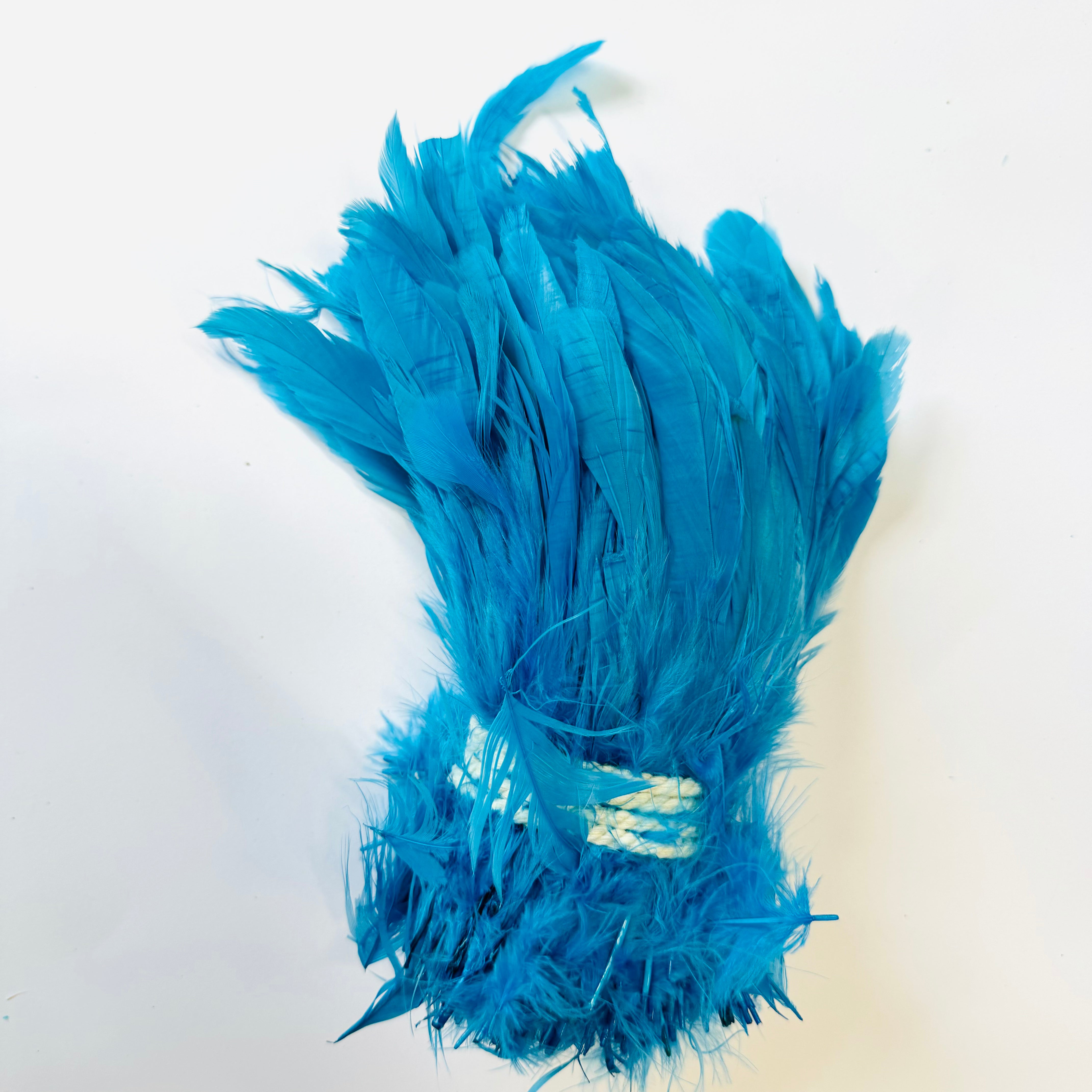 Coque Tail Feathers 6-8" 180mm - 10 grams - Aqua