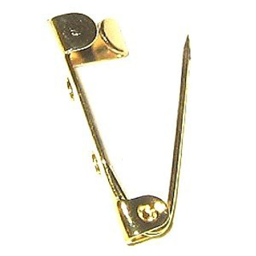 Gold Brooch Back Bar Safety Pins 30mm x 50 pcs