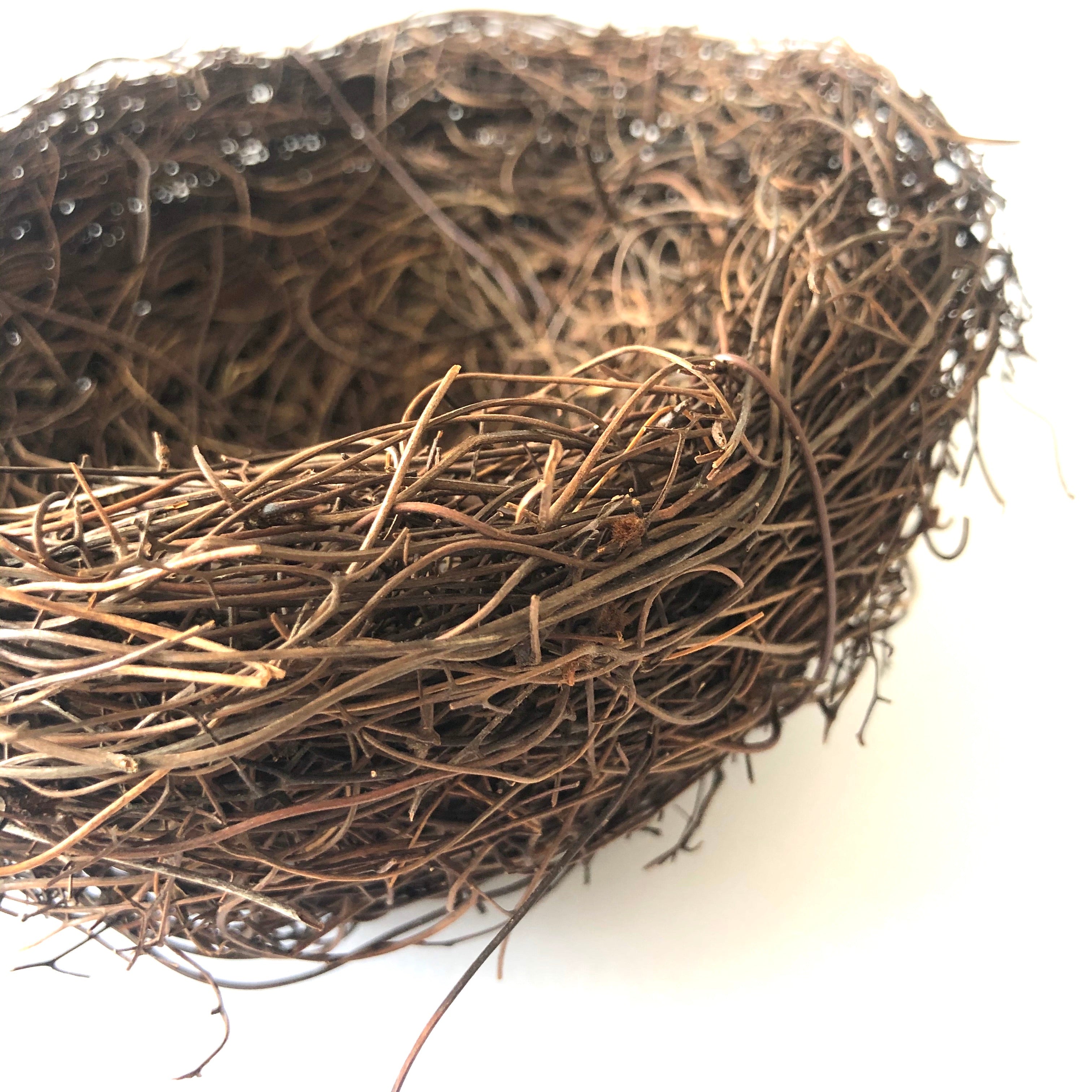 Natural Easter Premium Vine Bird Nest Large 15cm - Natural Brown