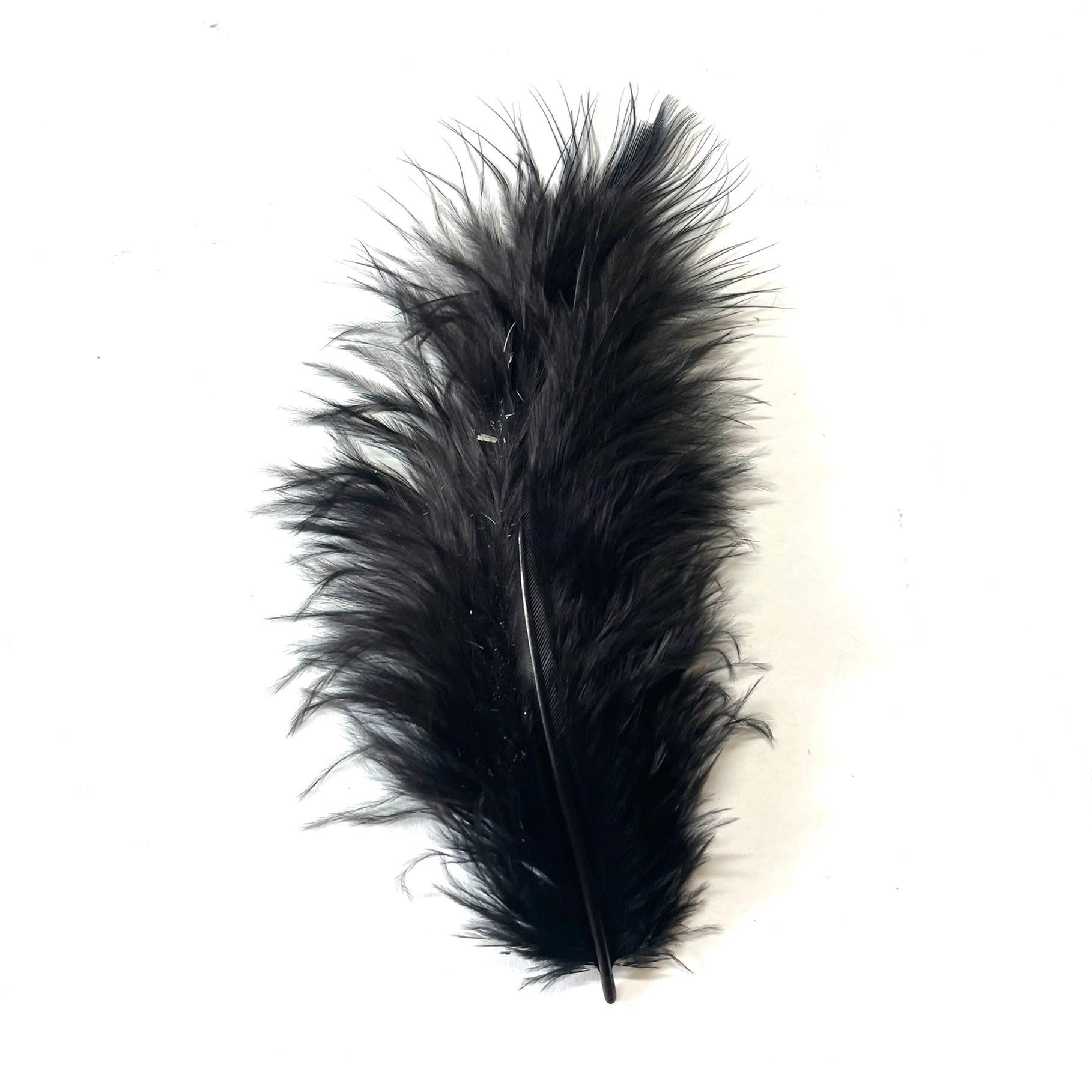 Fluffy Marabou Feather Plumage Pack 10 grams - Black