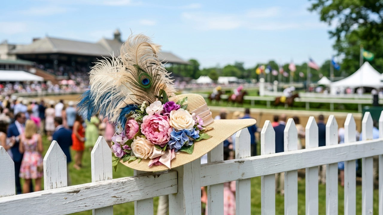 Stunning millinery creation, showcasing the best feathers for millinery
