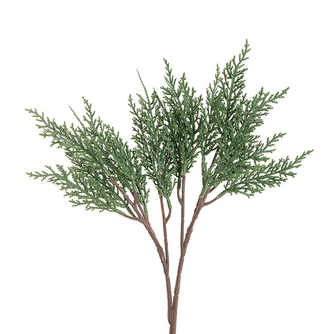Artificial Arbor-Vitae Pine Christmas Spray - Green (Style 5)