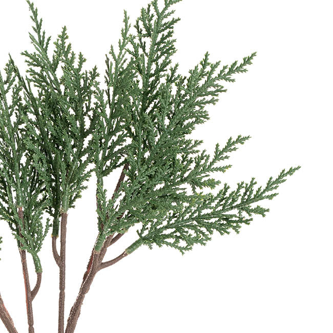 Artificial Arbor-Vitae Pine Christmas Spray - Green (Style 5)