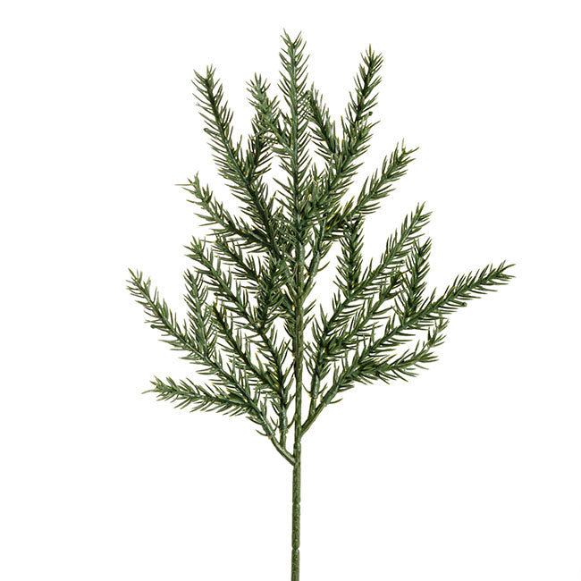 Artificial Cedar Pine Pick Christmas Spray - Green (Style 6)