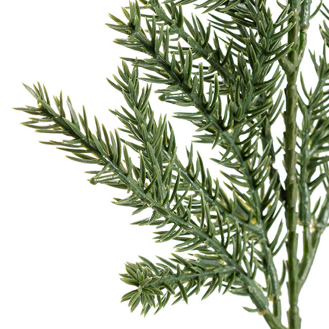 Artificial Cedar Pine Pick Christmas Spray - Green (Style 6)