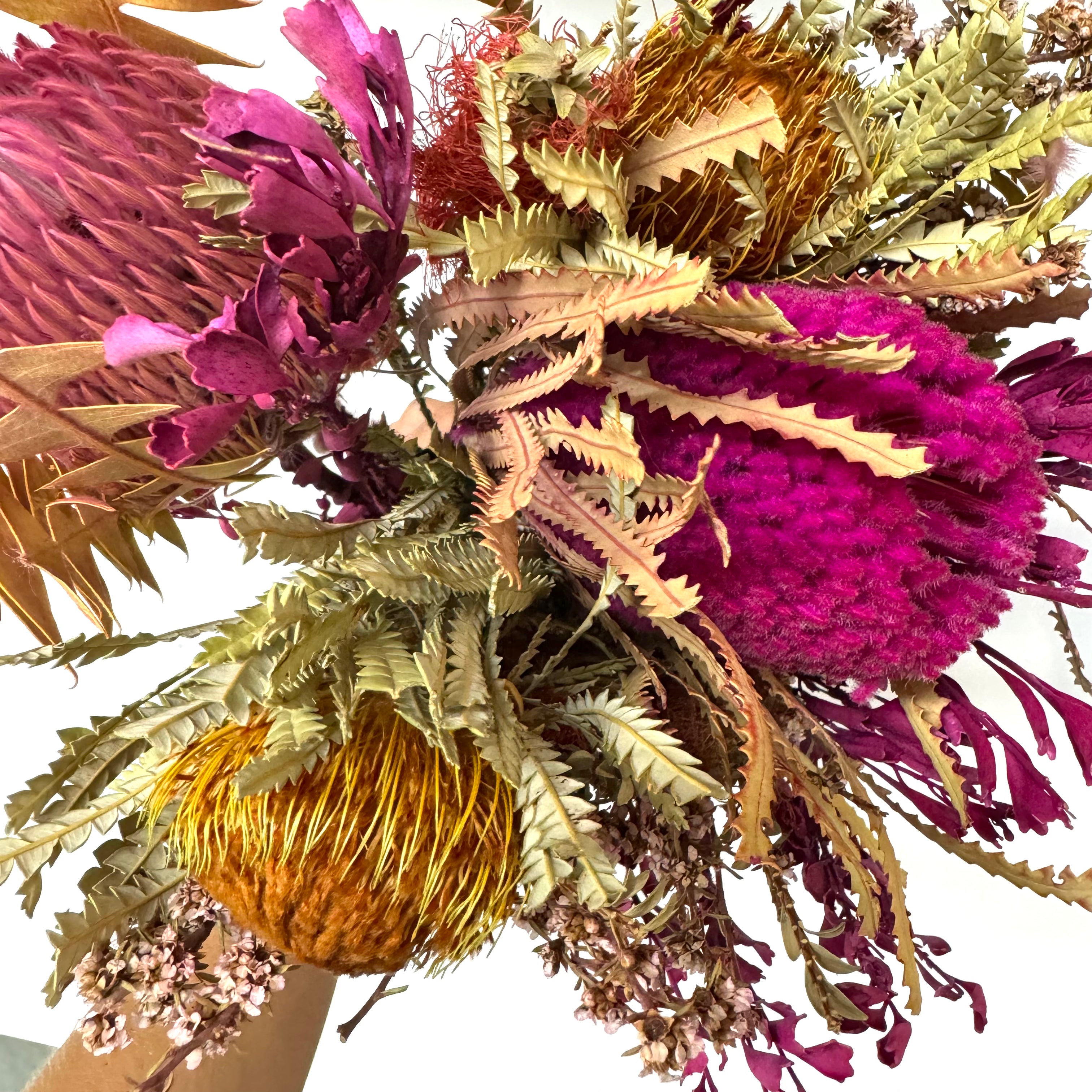 Dried Australian Native Banksia Mix Bouquet Arrangement
