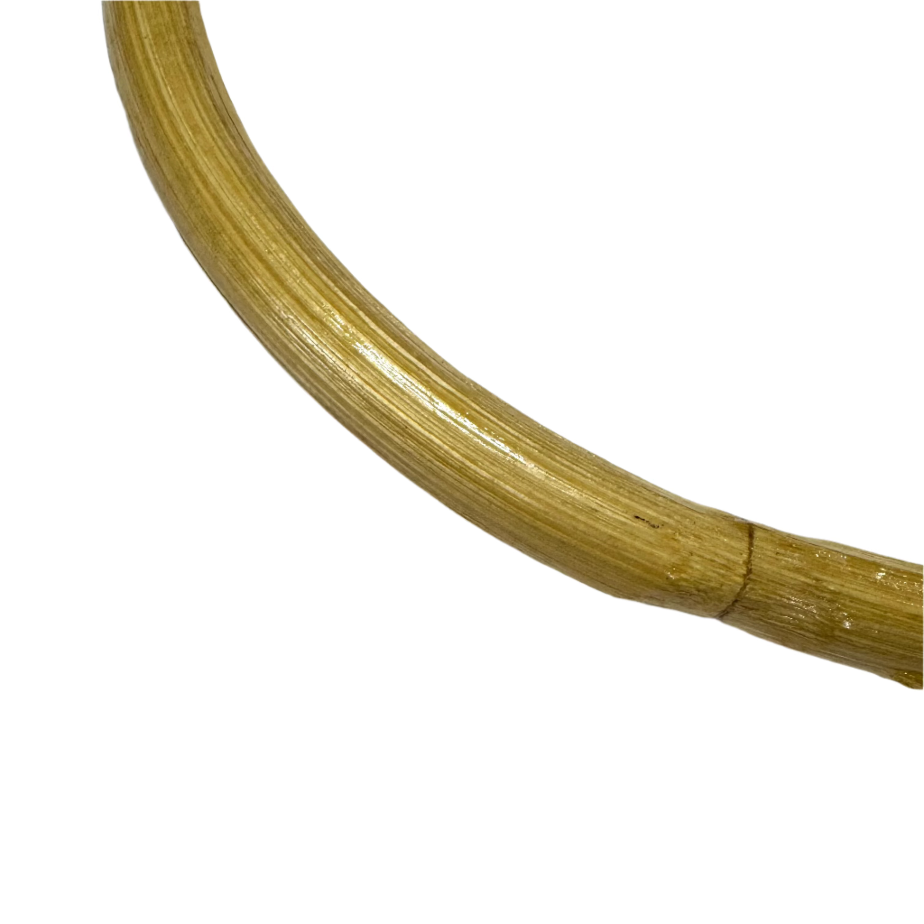 Wooden Natural Rattan Hoop Ring Dreamcatcher Craft - 6.5"