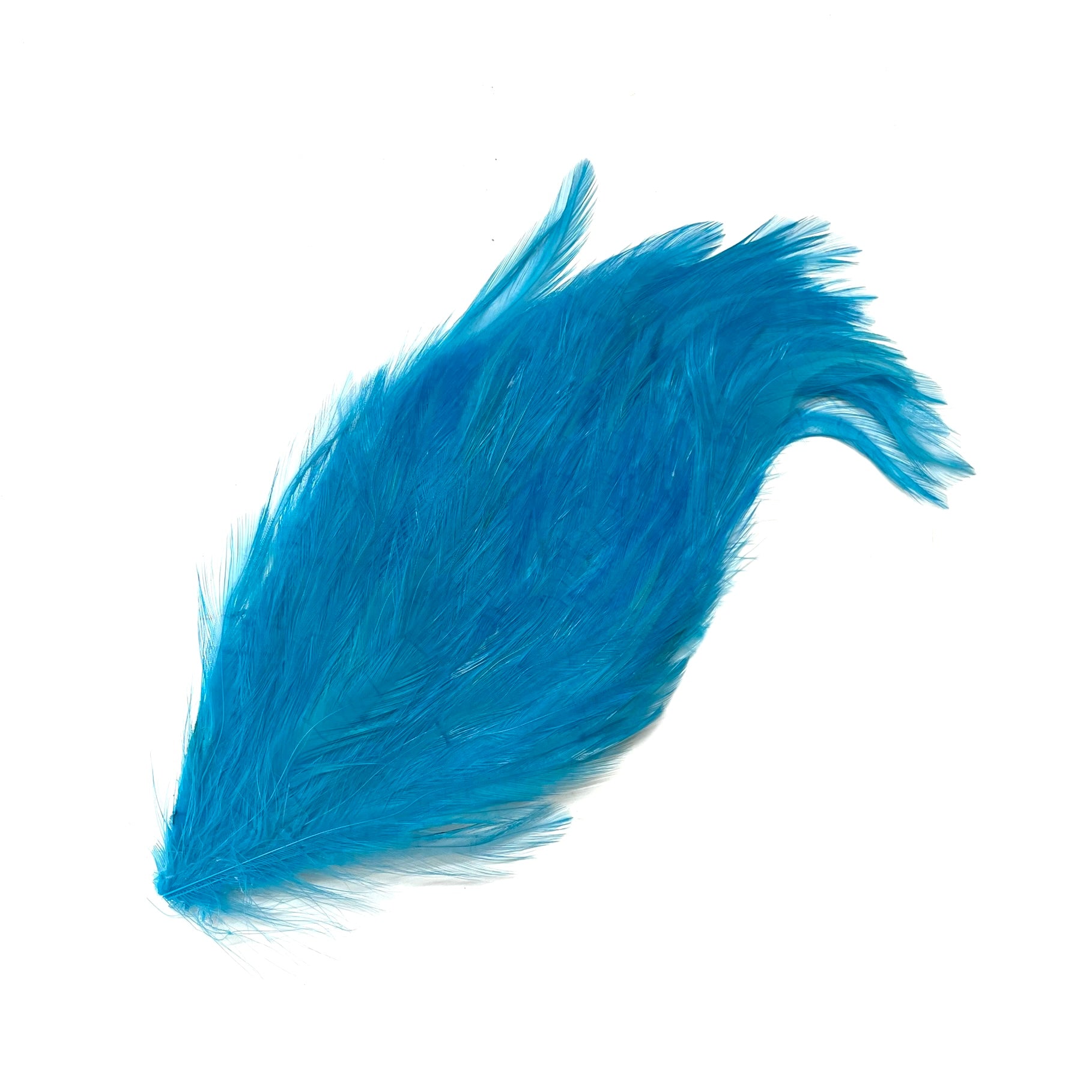 Coque Hackle Feather Pad - Aqua