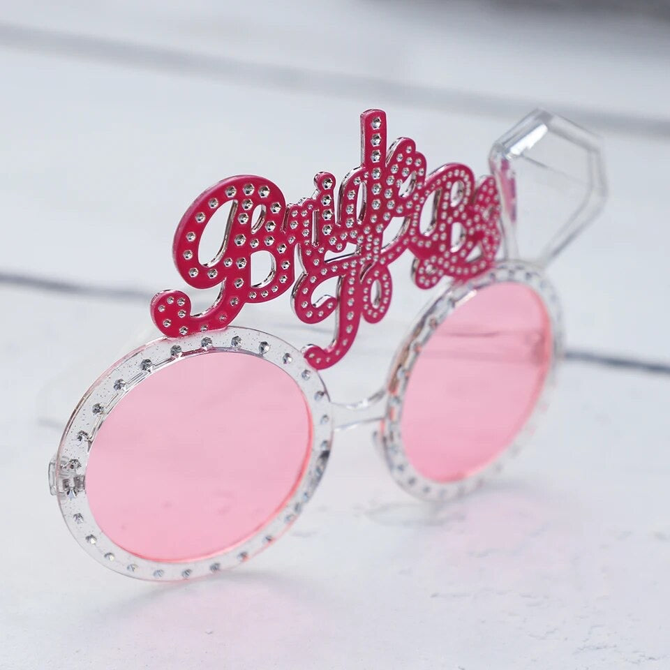 Bride to Be Bach Bachelorette Diamond Sunglasses