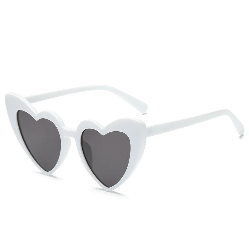 Bride to Be Bach Bachelorette Love Heart Sunglasses - White