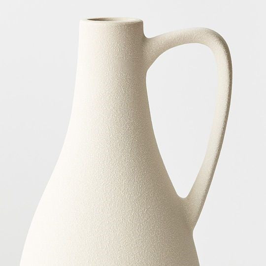 Ceramic Nalani Vase (28.5cmH x 15cmD) - Ivory