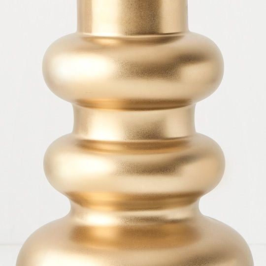 Ceramic Lucena Vase (29cmHx17.5cmD) - Gold