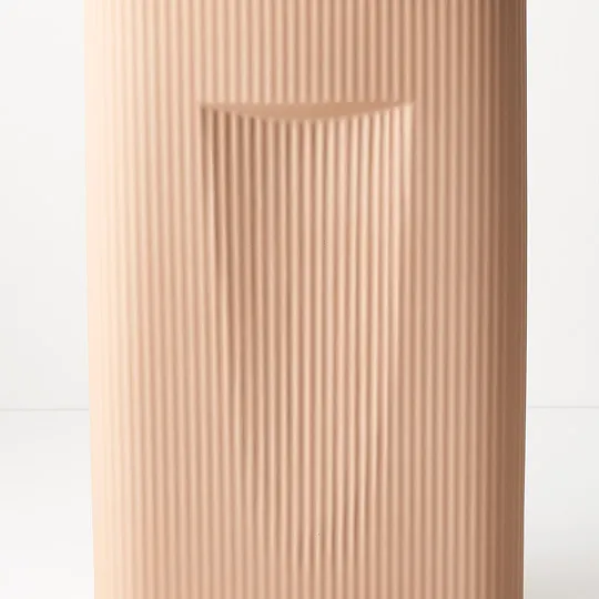 Ceramic Sable Vase (23.5cmL x 35cmH) - Nude