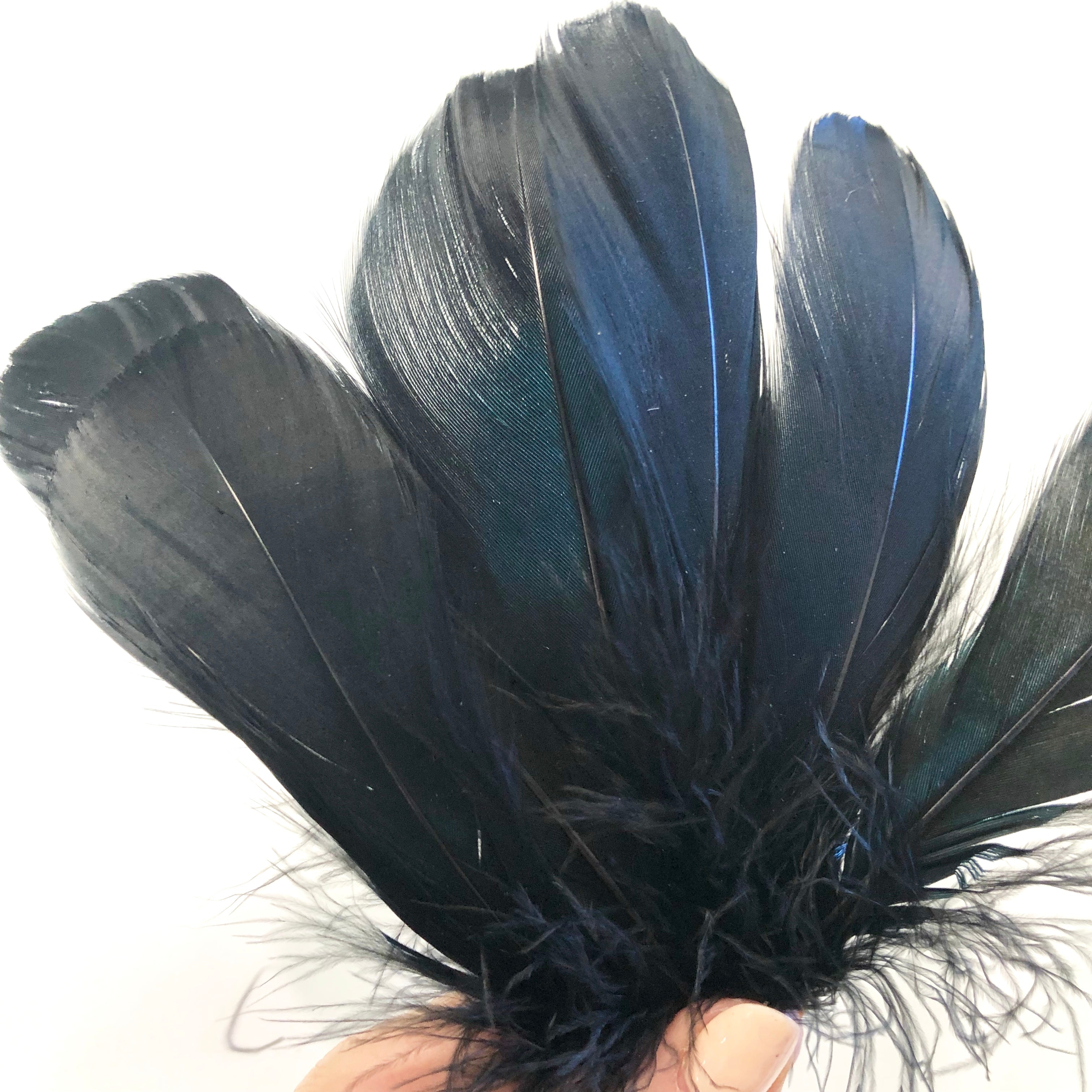 Goose Nagoire Feathers 10 grams - Black