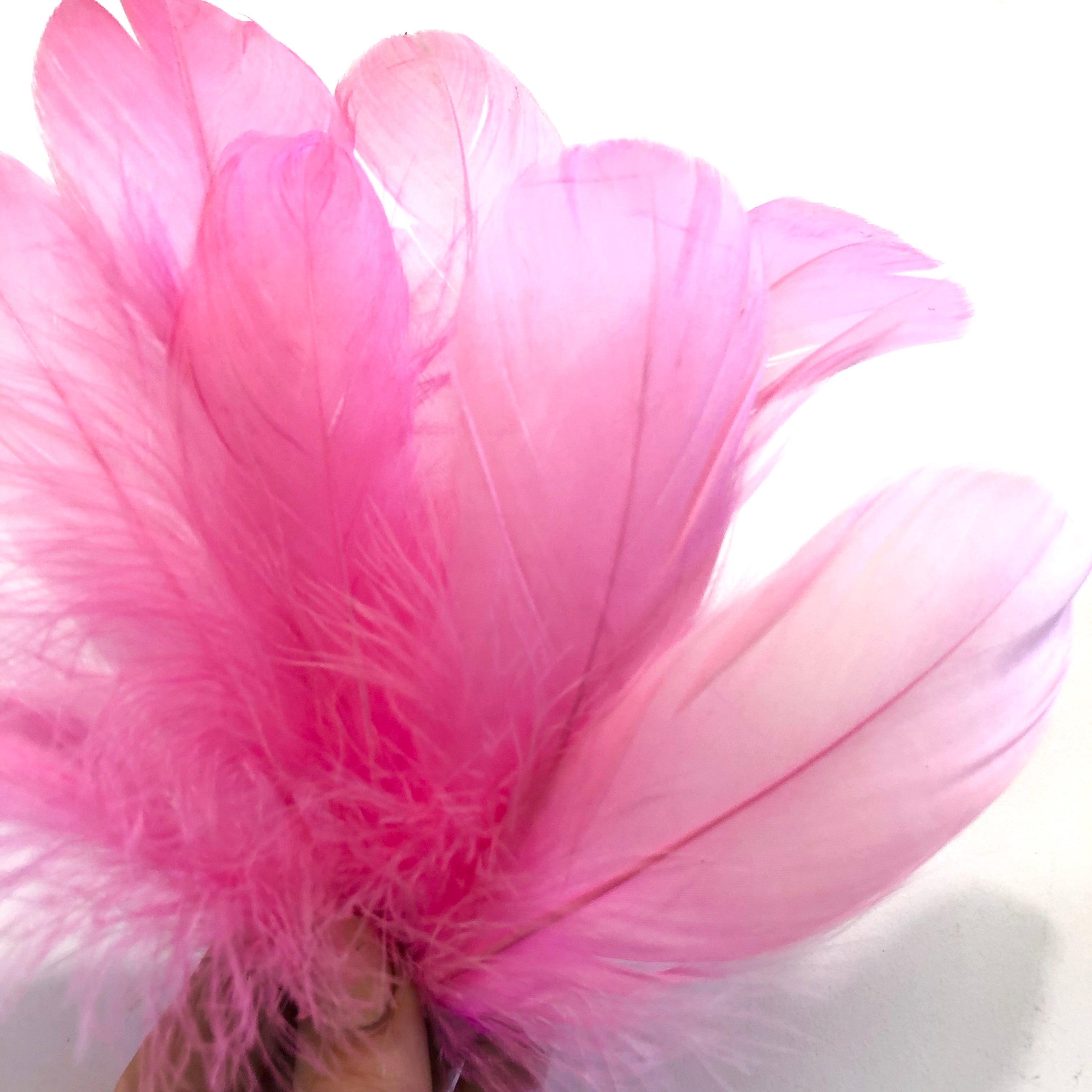 Goose Nagoire Feathers 10 grams - Hot Pink