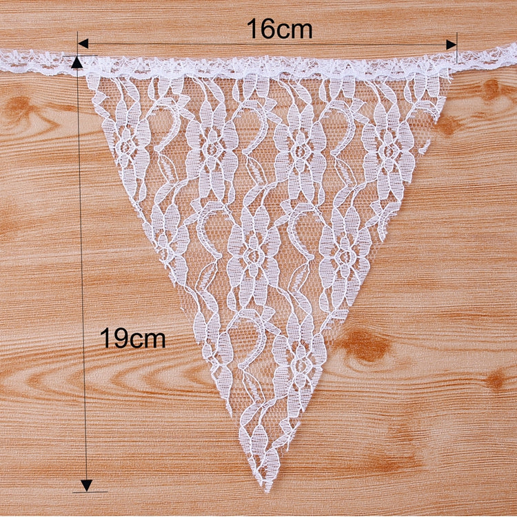 Wedding Party Vintage Lace Bunting - White