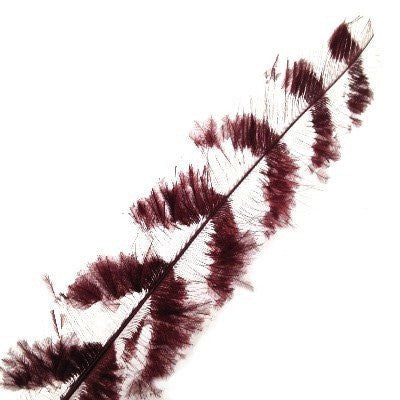 Ostrich Feather Small Diamond Cobweb - Brown 3 Pack