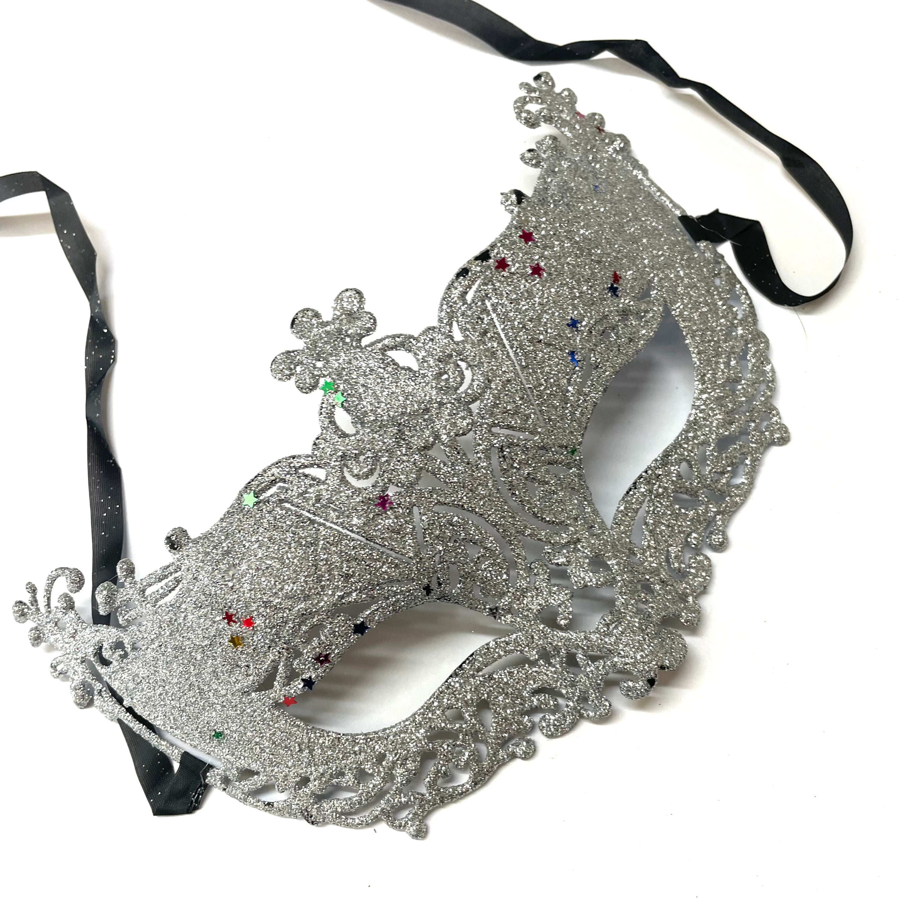 Women Lace Sexy Elegant Masquerade Ball Party Mask - Silver ((Style 5))