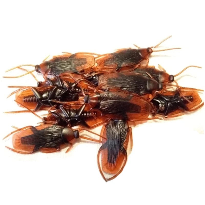 Halloween Fake Bug  Cockroaches - 12 pcs
