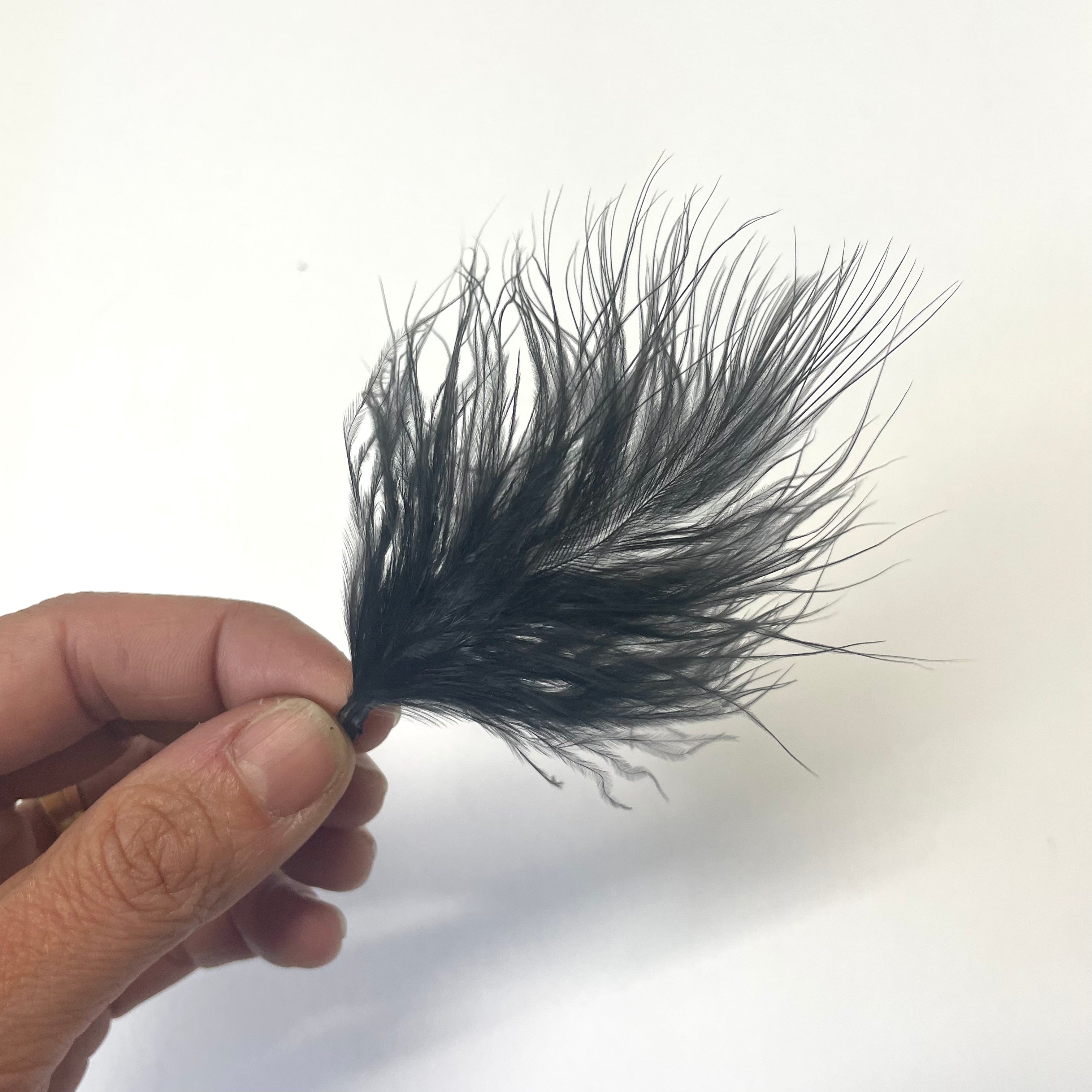 Itty Bitty Marabou Feather Plumage Pack 10 grams - Black