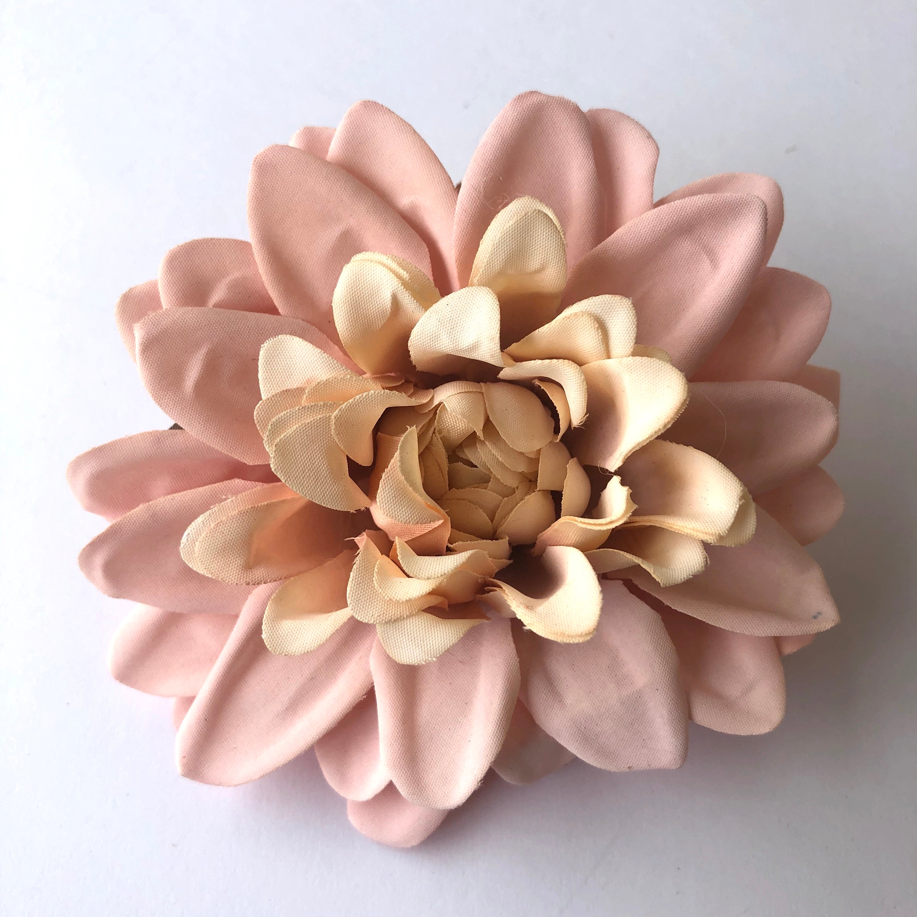 Artificial Silk Flower Heads - Vintage Pink Chrysanthemum Style 14 - 1pc