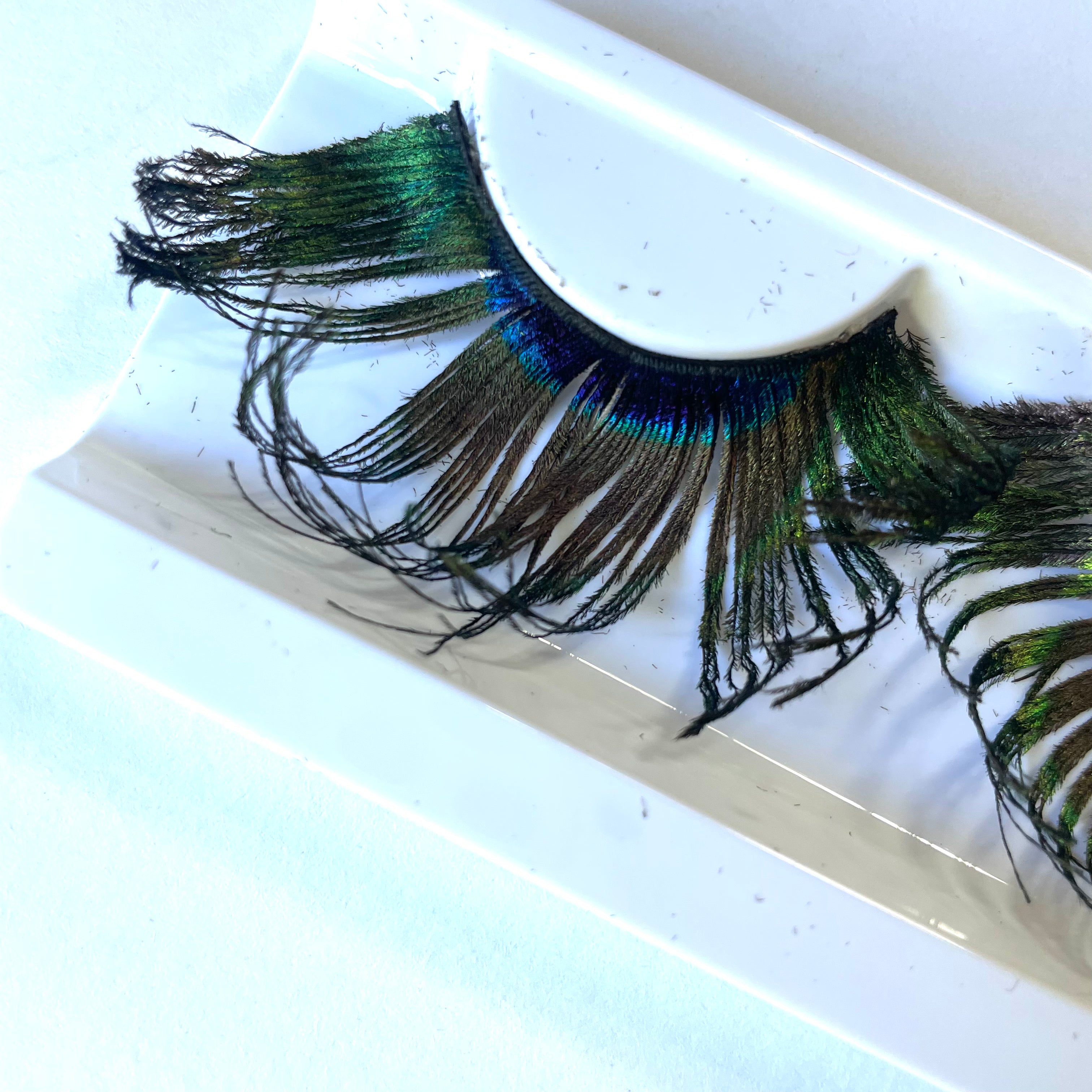 Peacock Feather Eyelashes - Natural