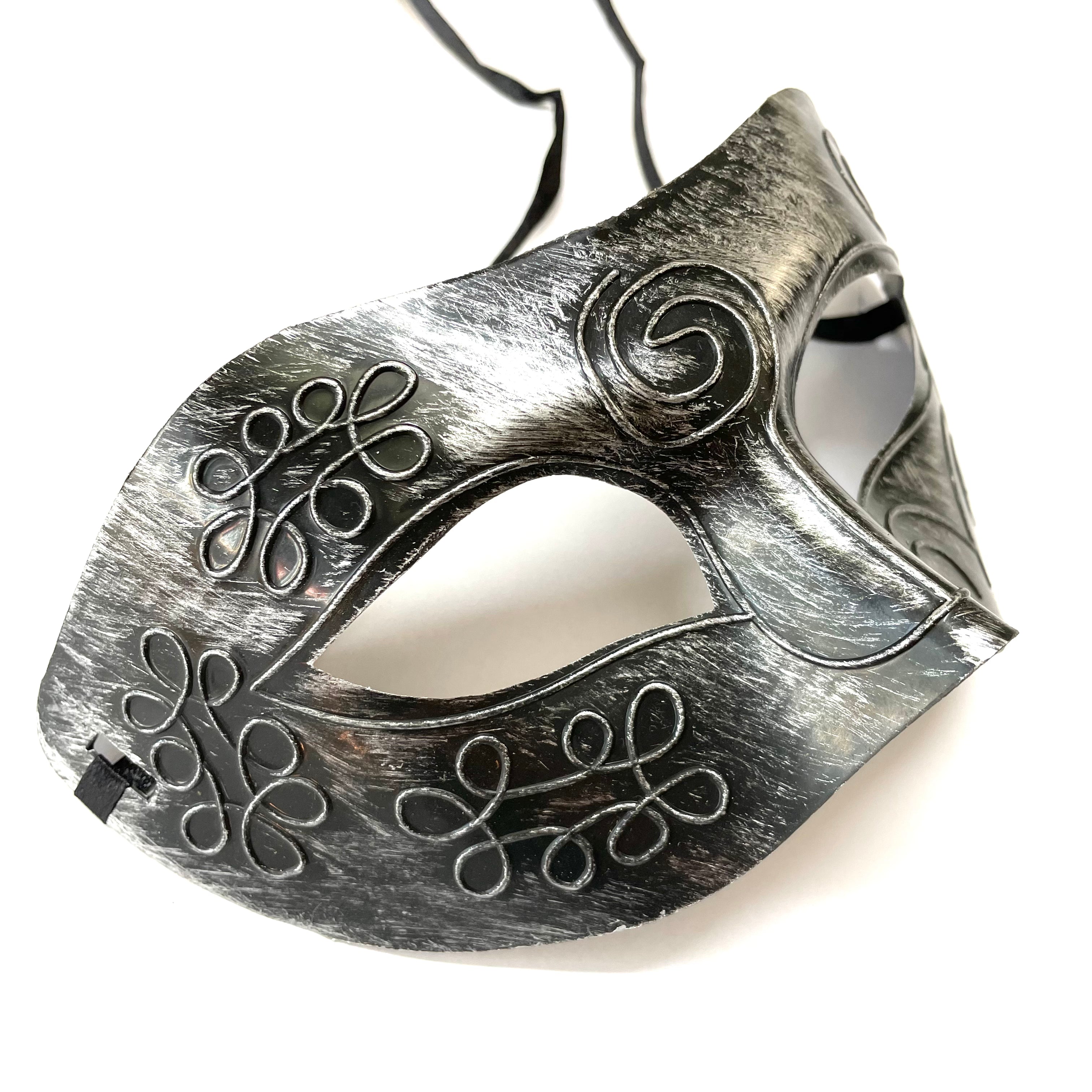 Man Sexy Elegant Masquerade Ball Party Mask - Silver ((Style 8))