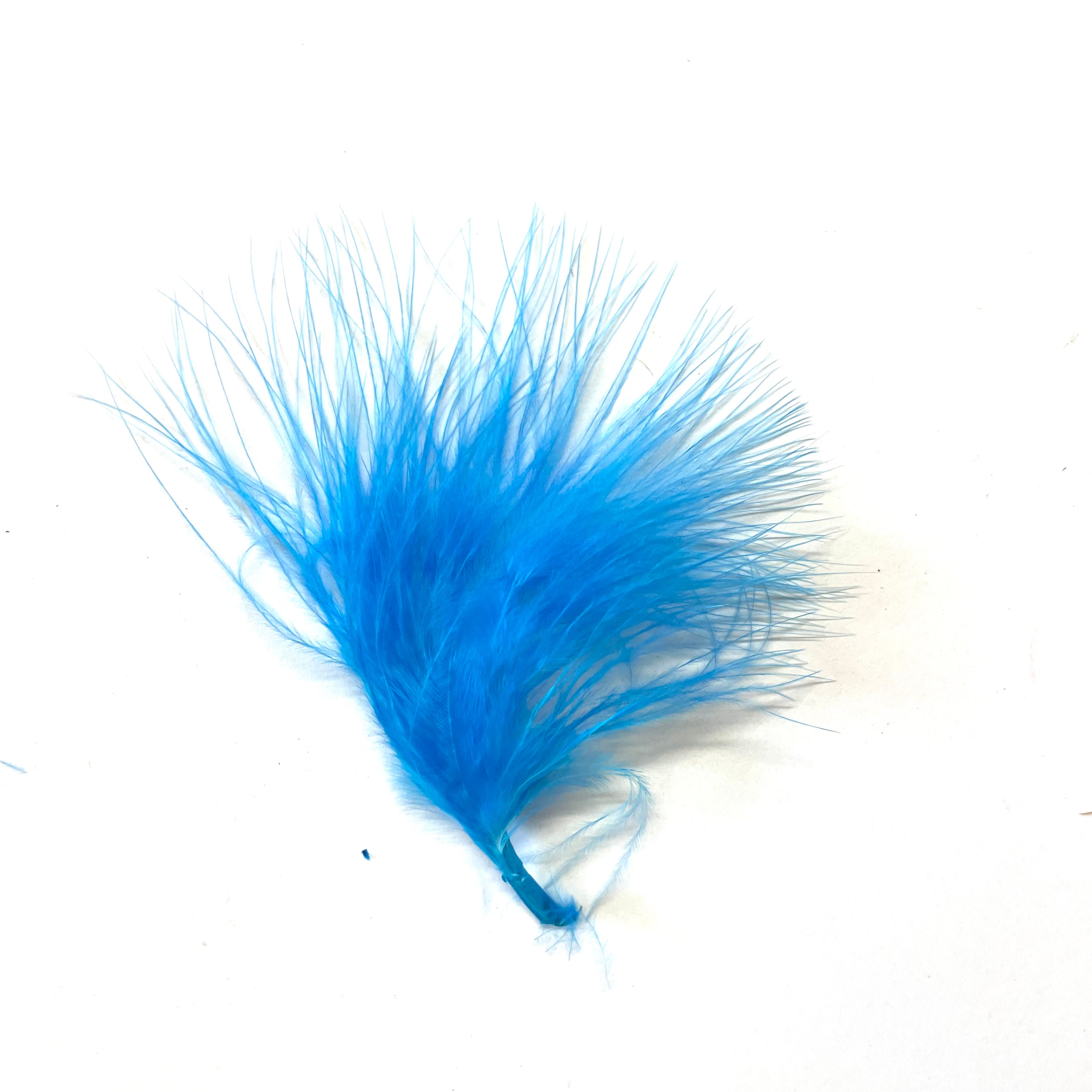 Itty Bitty Marabou Feather Plumage Pack 10 grams - Turquoise