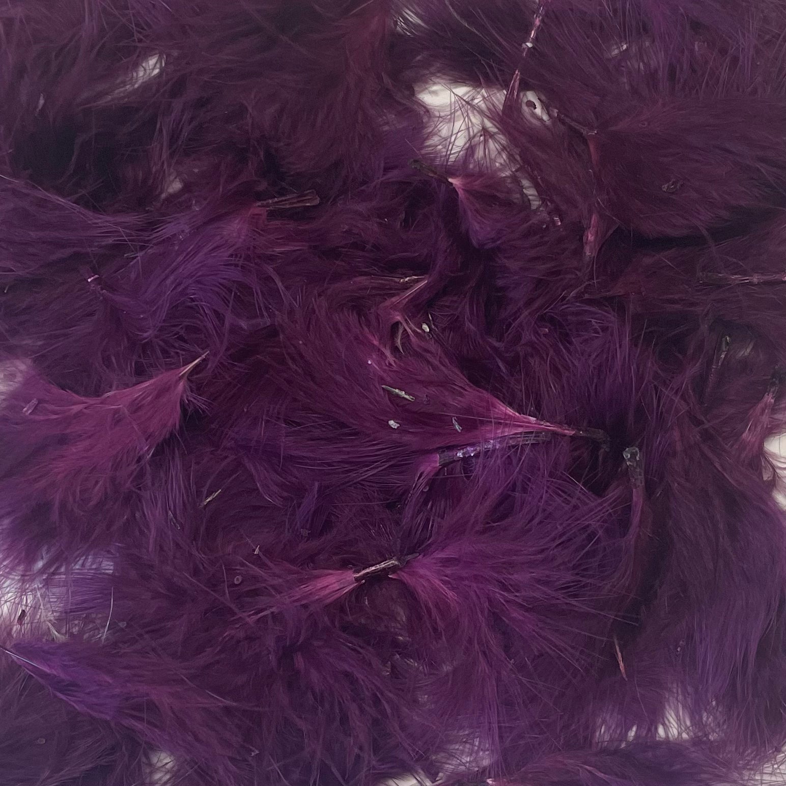 Itty Bitty Marabou Feather Plumage Pack 10 grams - Eggplant