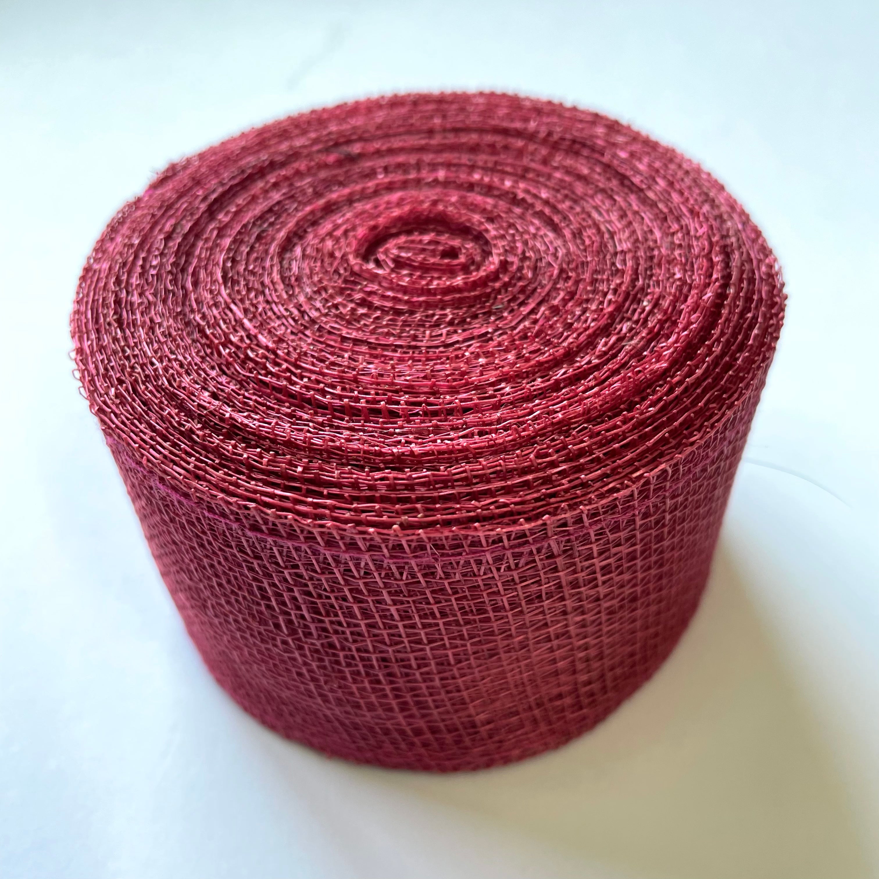 Sinamay Craft Ribbon Roll 10mtrs - Magenta