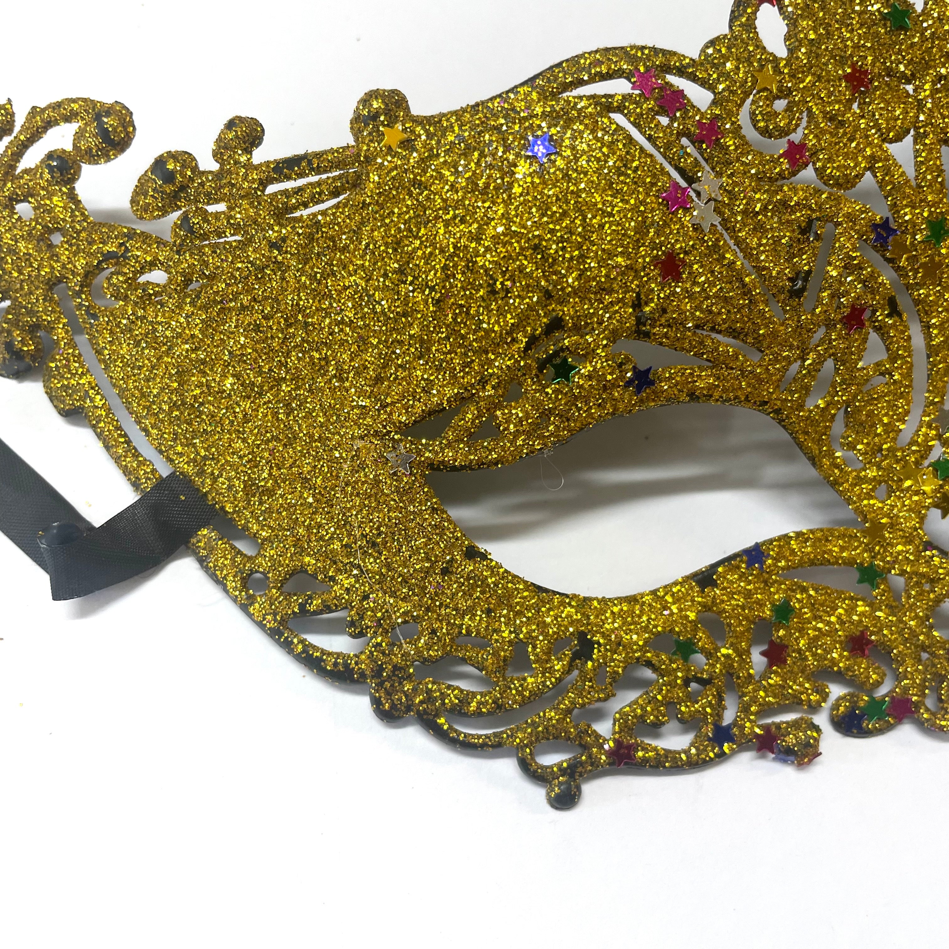 Women Lace Sexy Elegant Masquerade Ball Party Mask - Gold ((Style 5))