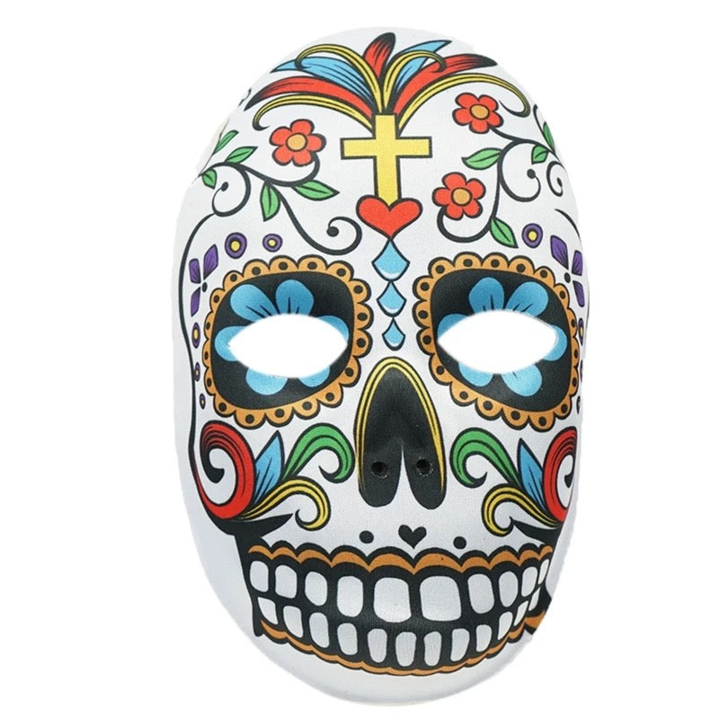 Halloween Mexican Sugar Skull Mask - Style 1