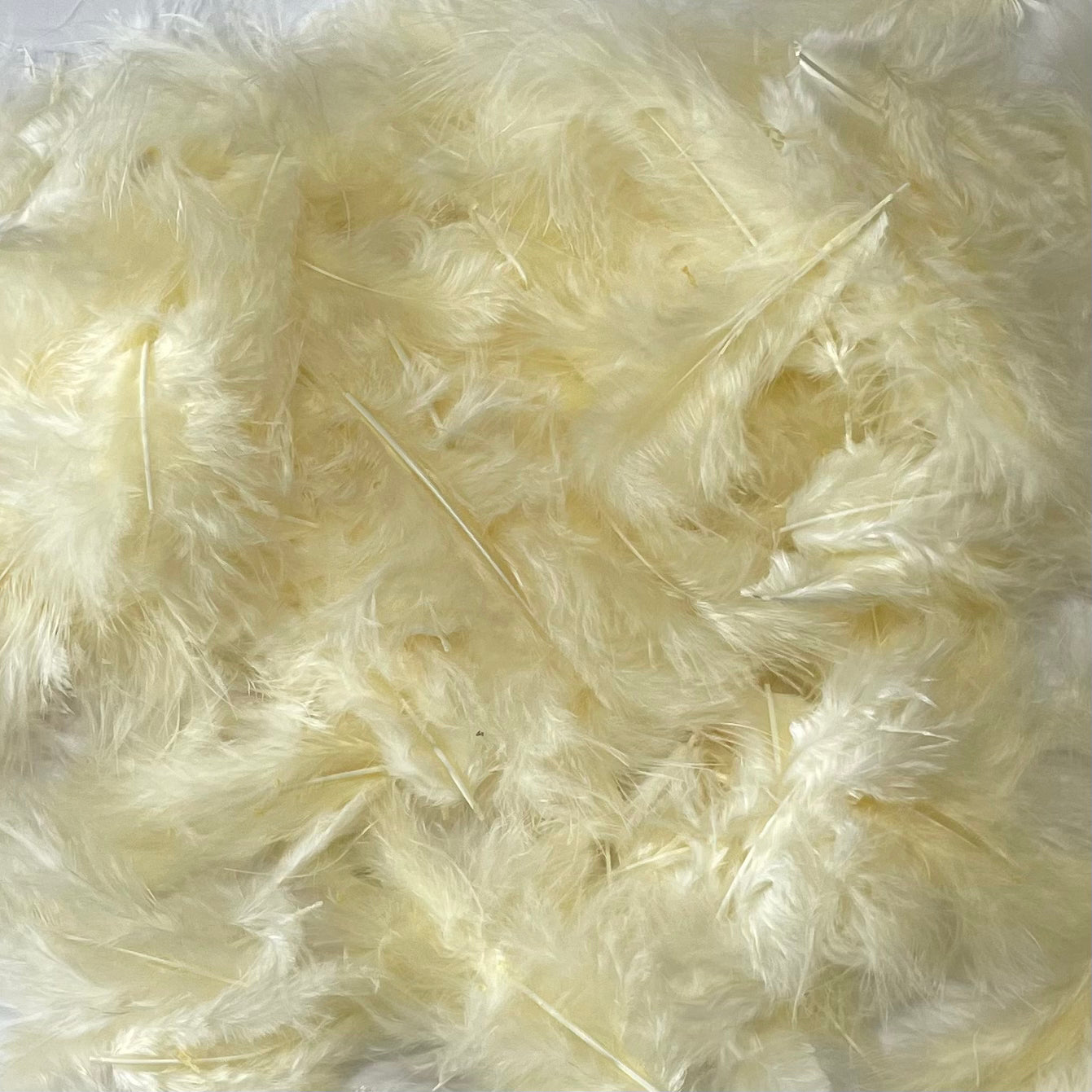 Fluffy Marabou Feather Plumage Pack 10 grams - Ivory