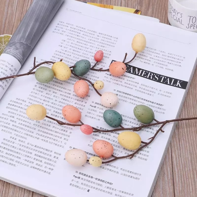Artificial Easter Egg Tree Branch Spray (Style 1)