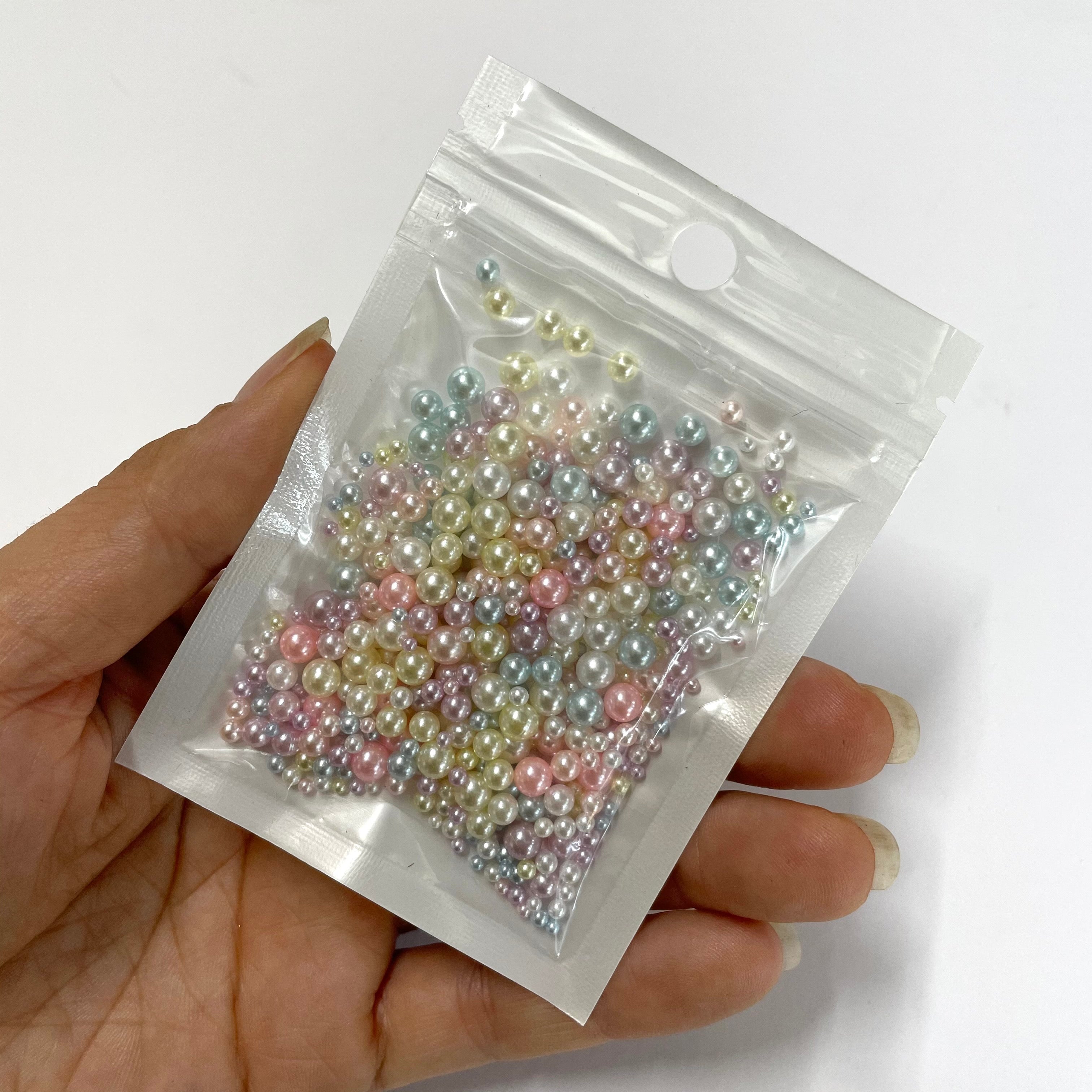 Faux Pearls 1.5-5mm Round 500pcs - Pastel Mix