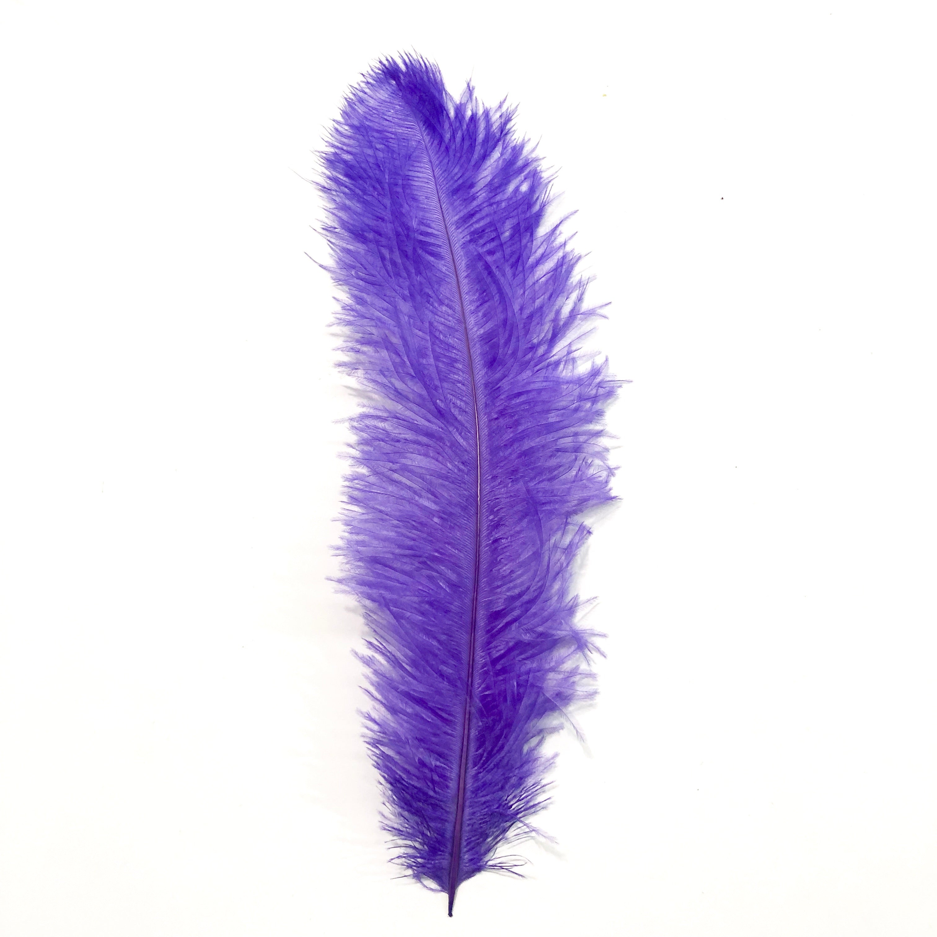 Ostrich Blondine Feather 25-40cm x 5 pcs - Purple ((SECONDS))