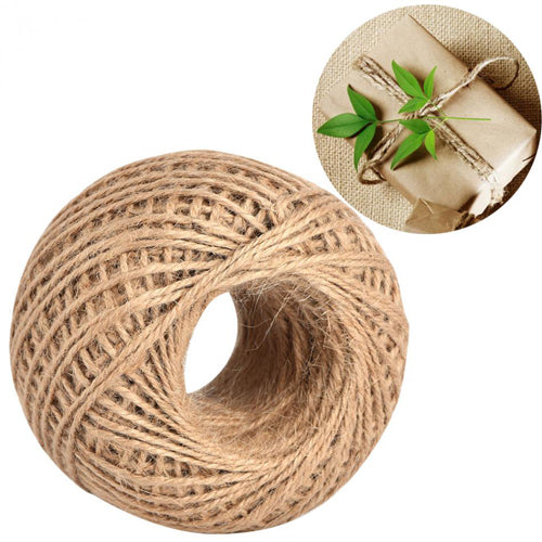 Jute 2mm Twine Cord Roll 50 mtrs - Natural