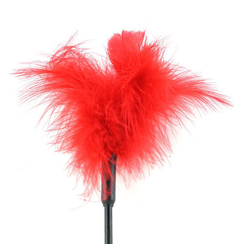 Red Hot Tease Marabou Feather Tickler