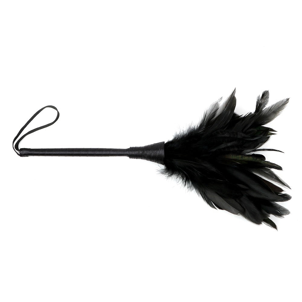 Black Erotic Duster Hot Tease Feather Tickler