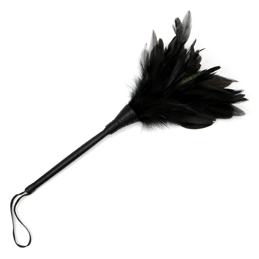 Black Erotic Duster Hot Tease Feather Tickler