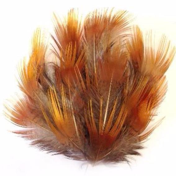 Yellow Golden Pheasant Plumage Feather - 5 grams ((BULK PACK))